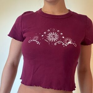 Pacsun Astrology Baby Tee